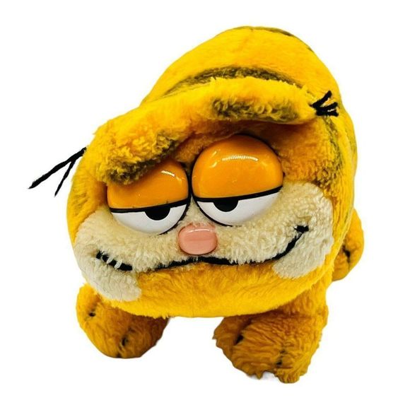 Fun Farm Other - Garfield Plush Stuffed Animal Cat Fun Farm 1981 Standing On All Fours VTG